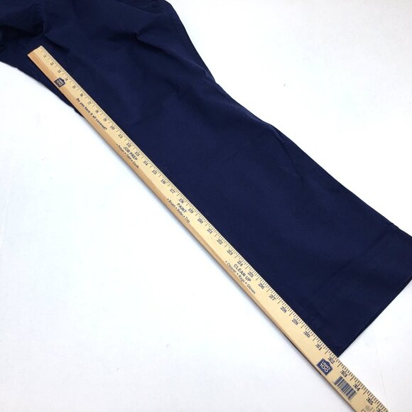NEW Lane Bryant Women's Navy Blue Chinos Straight Leg Pants size 18 length 32" - Picture 6 of 7